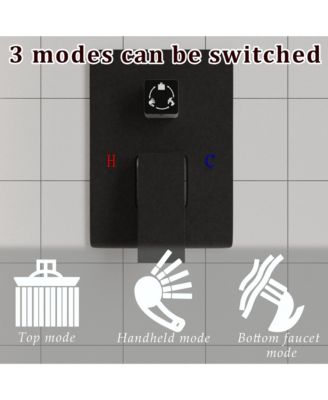 Rainfall Shower System With Handheld Spray And Tub Spray