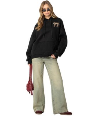 Women's Leopard 77 Oversized Hoodie