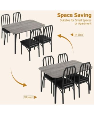 Dining Room Table Set for 4 Kitchen Table and Chairs Table and Chairs Dining Table with Chairs for Kitchen Dining Room Apartment Breakfast Nook