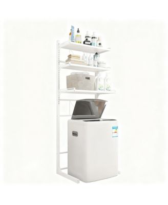 3 Tier Metal Adjustable Over the Toilet Storage Rack – Bathroom Organizer