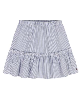 Girls' 7-16 Ithica Stripe Tiered Skirt