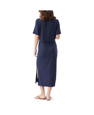 Maternity Ripe Ivy Rib Nursing Dress