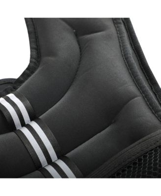 Weighted Vest for Running with Reflective Stripes and Elastic Straps