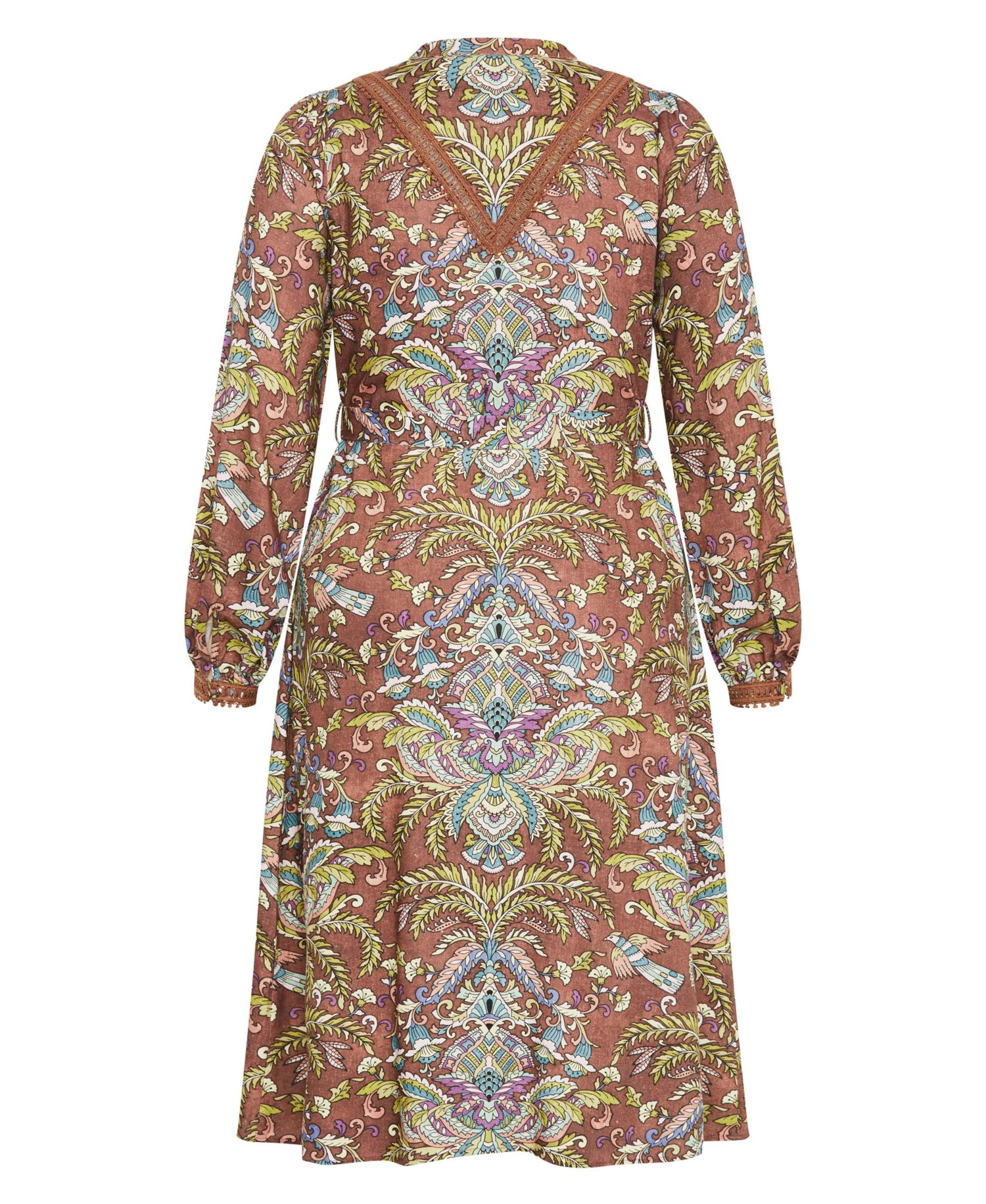 Plus Size Mysteria Print Dress