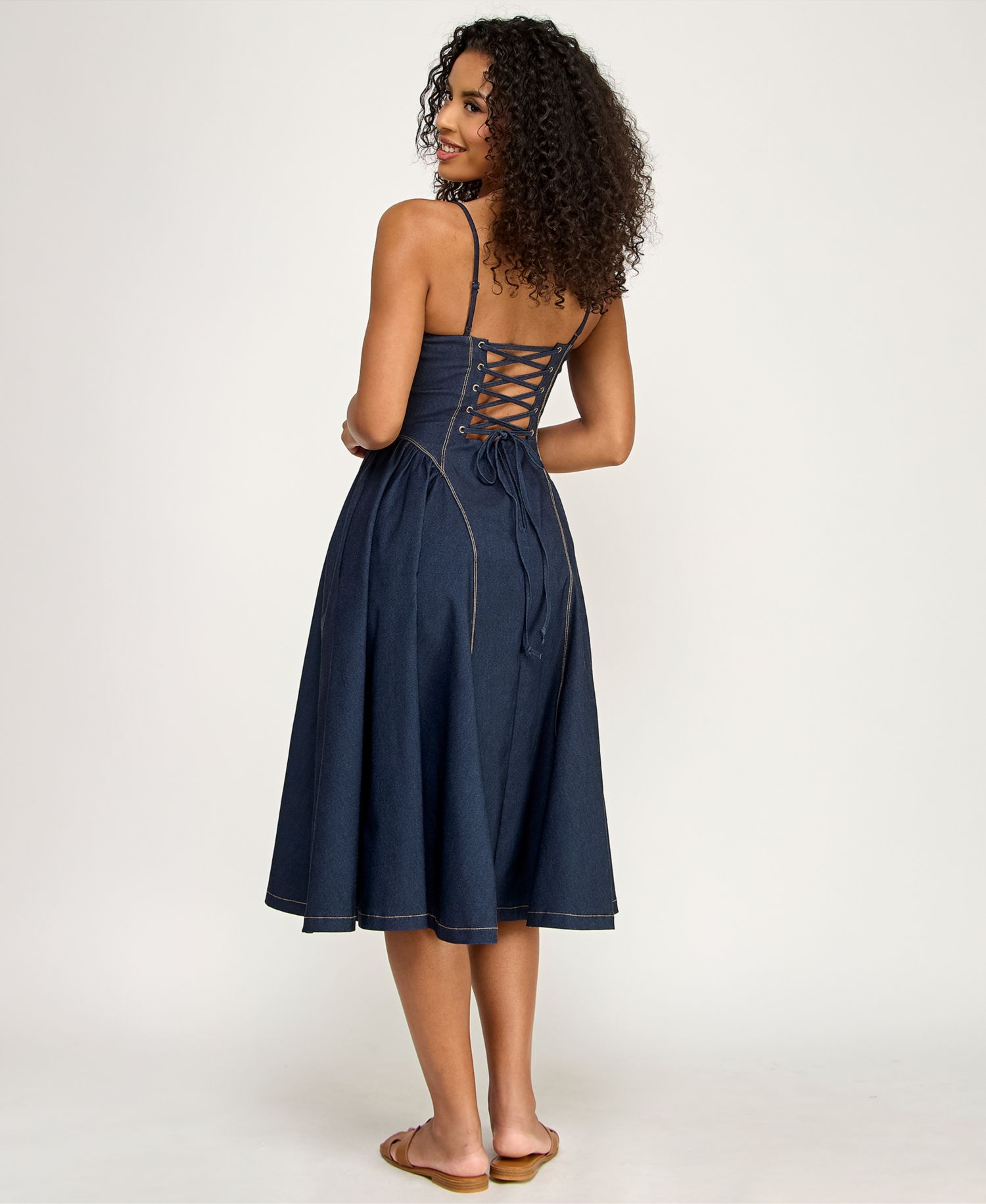 Juniors' Sweetheart Midi Dress