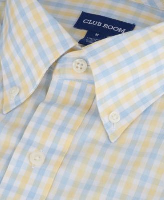 Men's Plaid Short-Sleeve Dress Shirt
