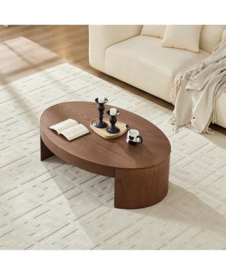 Modern Luxury Oval Coffee Table Center Table for Living Room