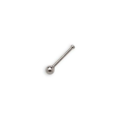  Solid 14k Yellow or White Gold Polished 1.5mm Ball Nose Stud Piercing