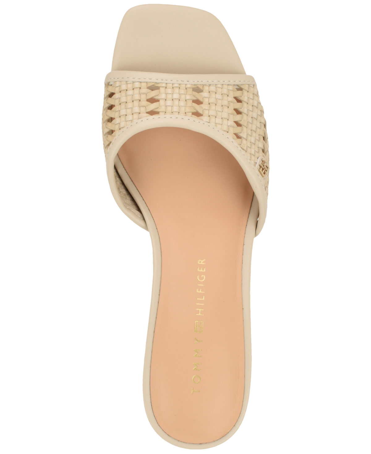 Tommy Hilfiger Women's Claihre Woven Kitten Heel Sandals