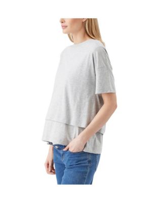 Maternity Ripe Claud Nursing Tee Marle