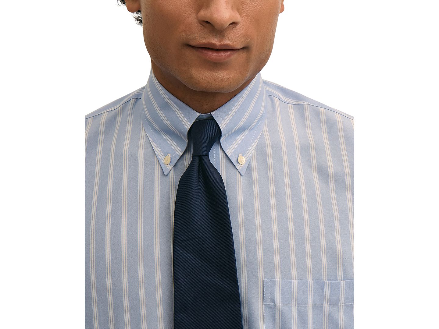 Мужские рубашки B By Brooks Brothers Regular-Fit Button-Down Dress Shirt, цвет: Синий — фото 2