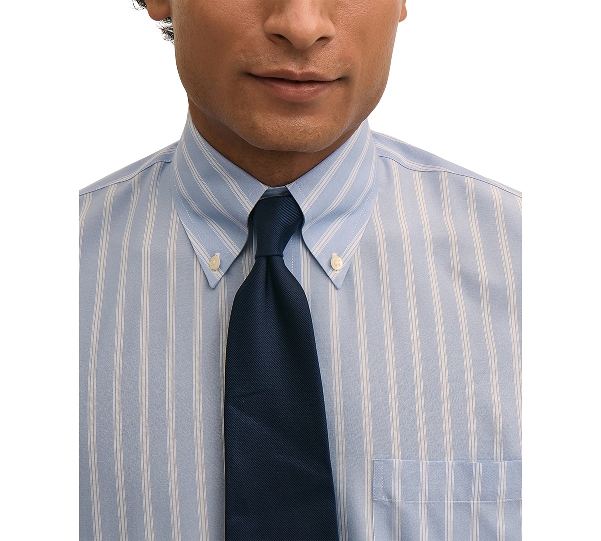 B by Brooks Brothers Men's Regular Fit Button-Down Dress Shirt