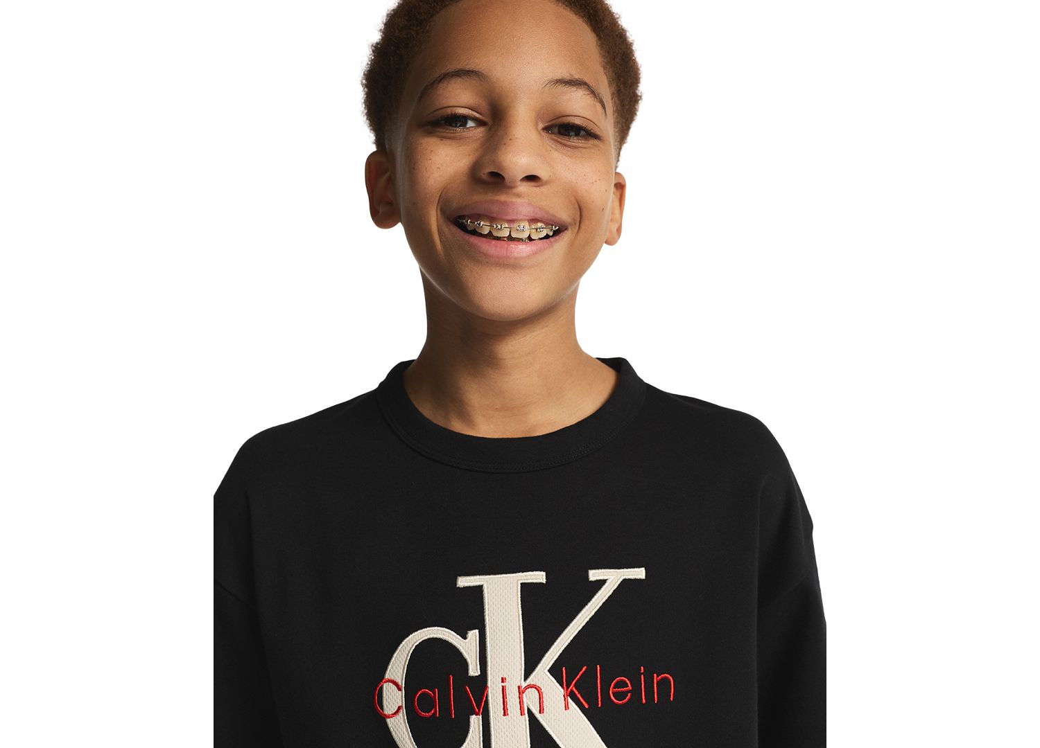 Boys' 8-16 Mesh Applique Short-Sleeve T-Shirt
