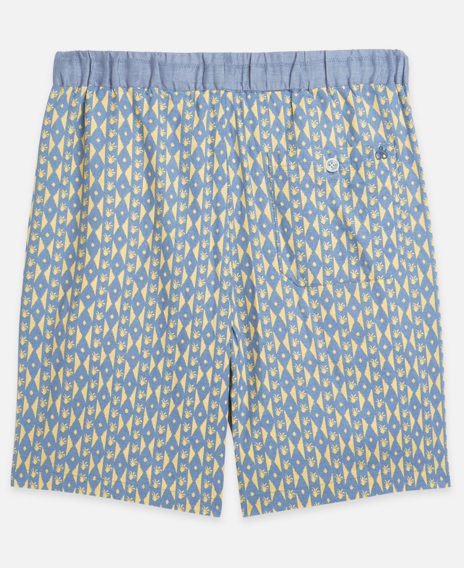 Men's Linen-Blend Fave Printed Bermuda Shorts