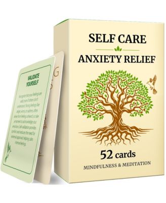 Self-Care & Anxiety Relief – 52 Mindfulness Cards for Stress Reduction and Emotional Balance