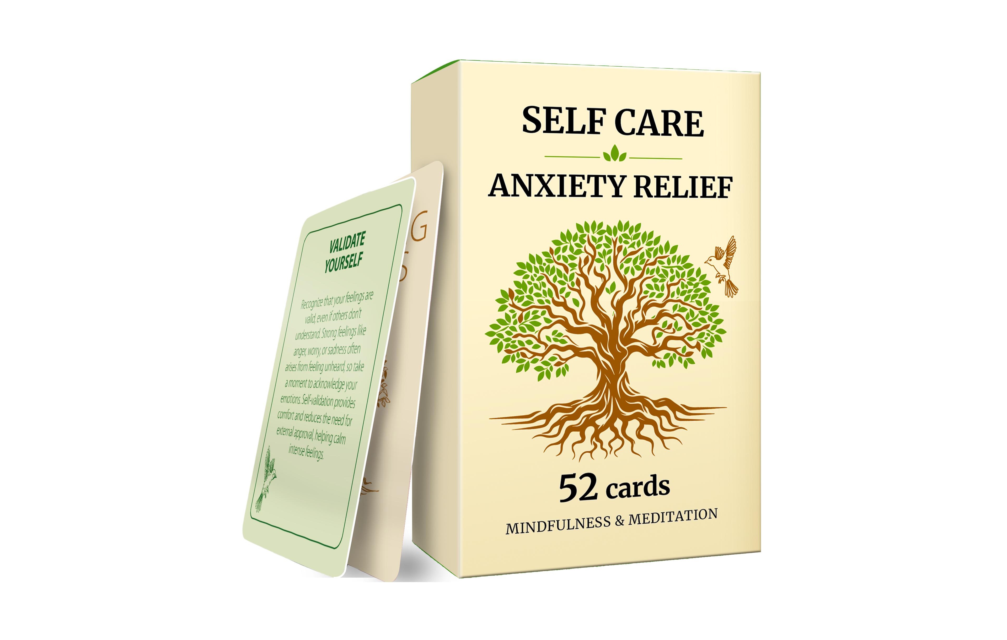 Quokka Self-Care & Anxiety Relief – 52 Mindfulness Cards for Stress Reduction and Emotional Balance