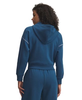 Women's Rival Script Crop Full-Zip Sweatshirt