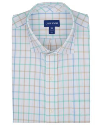 Men's Windowpane Plaid Shirt