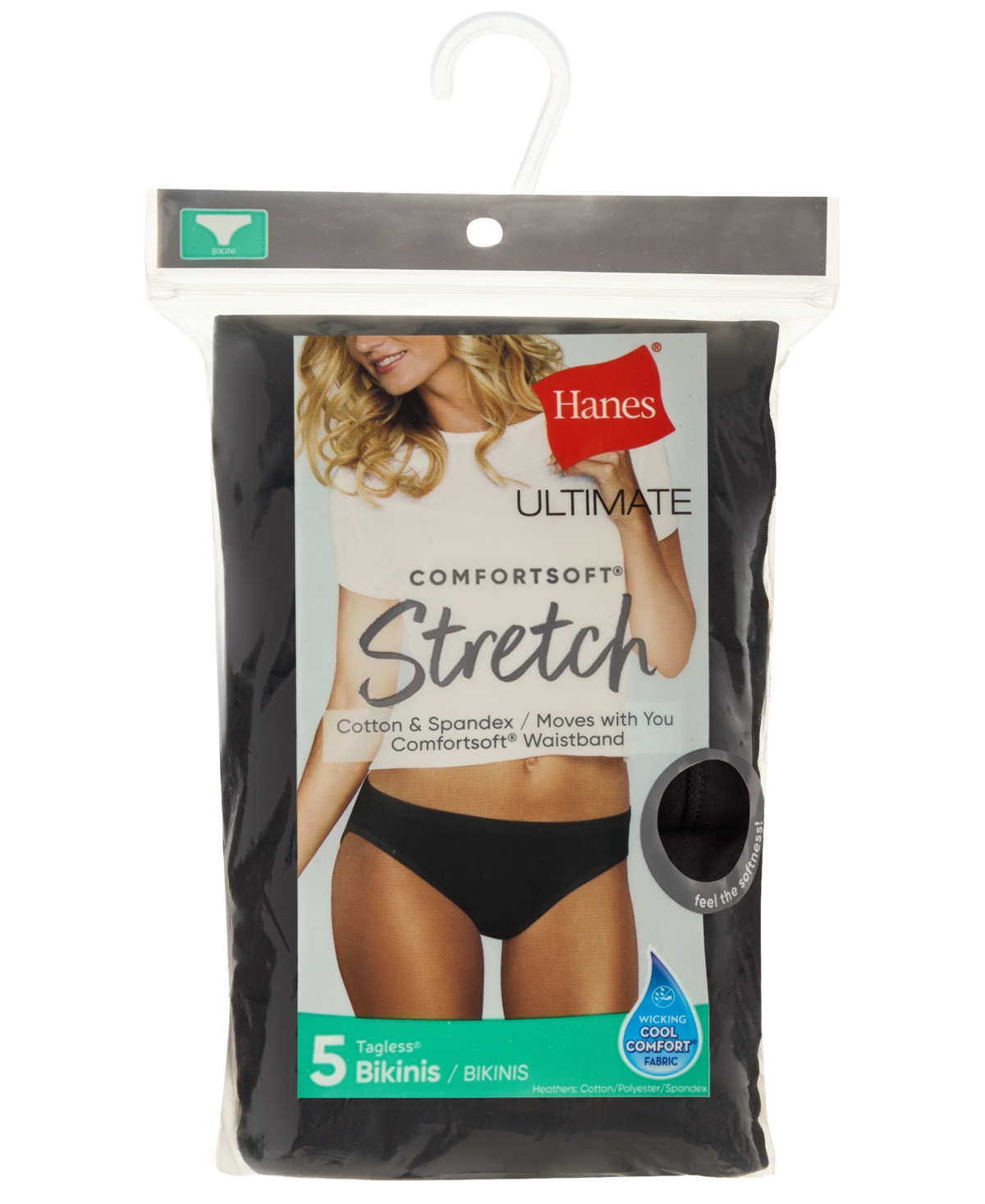Hanes Women's 5-Pk. Ultimate ComfortSoft Bikini Underwear 42W5CS