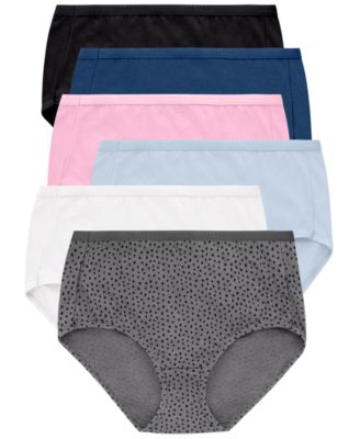 Women's 6-Pk. Ultimate Breathable Cotton Brief Underwear 40H6CC