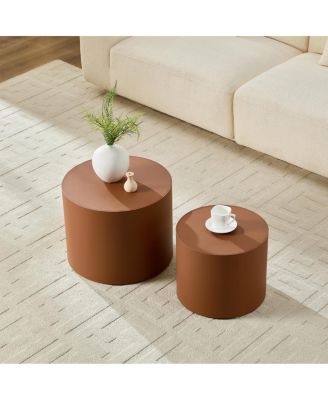 Streamdale Modern Leather Table - Compact & Versatile for Living Room Use