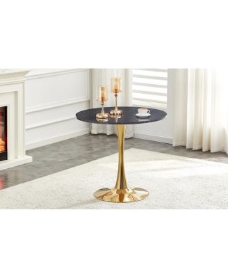 Streamdale Space-Saving Round Dining Table for Small Apartments