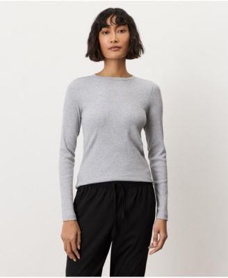 Women's Organic Cotton Perfect Rib Layering Long Sleeve