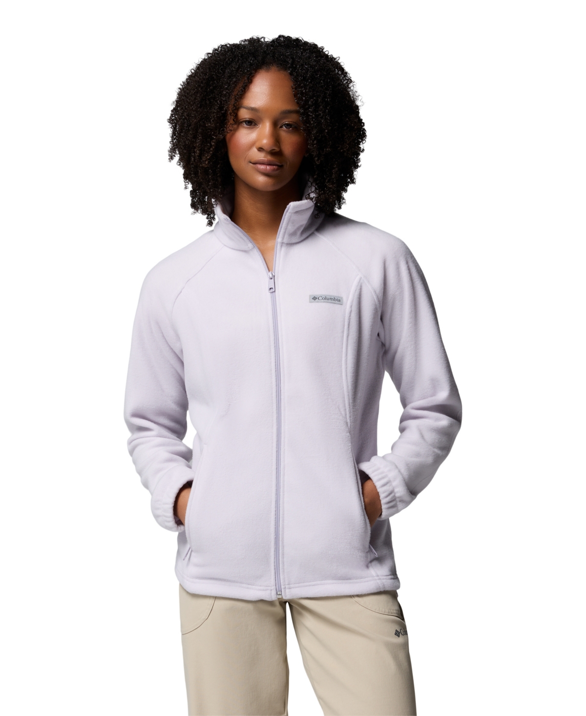 Columbia Women's Benton Springs Full-Zip Fleece Jacket in Lavender Pearl - Size: Large