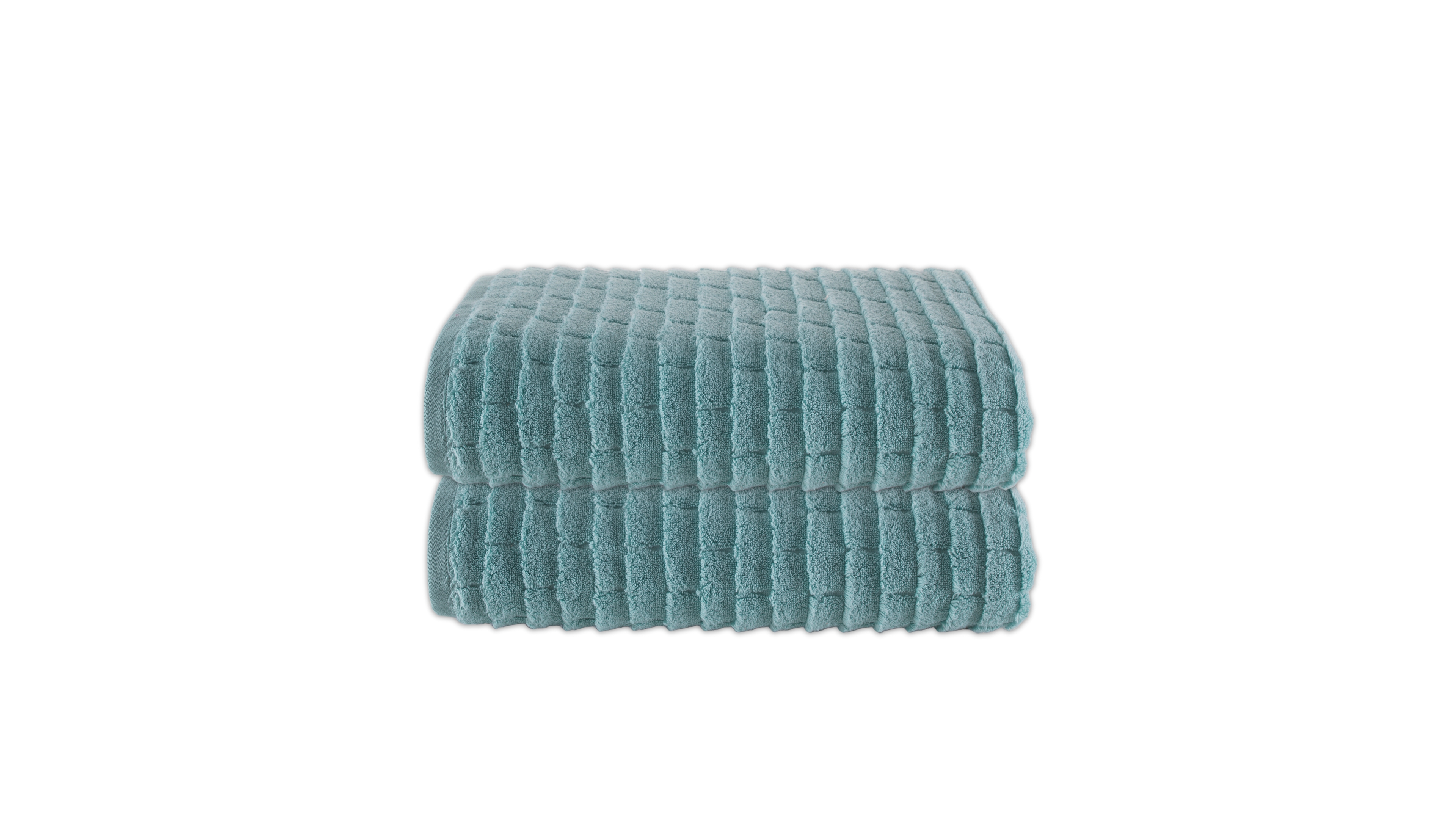 Talesma Subway Tile Textured Cotton 2-Pc. Bath Sheet Set