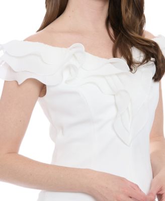 Women's Ruffle Off-The-Shoulder Top