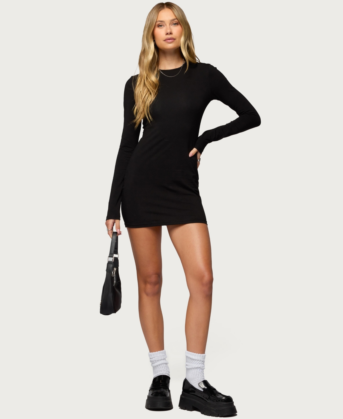Edikted Women's Annyah Long Sleeve Mini Dress