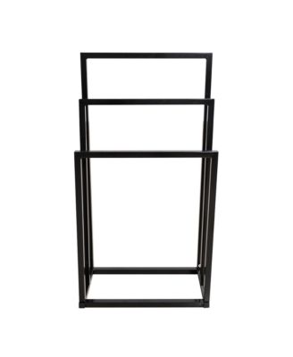 3 Tier Metal Towel Rack, Freestanding Towel Holder, Modern Standing Towels Drying Rack for Bedroom