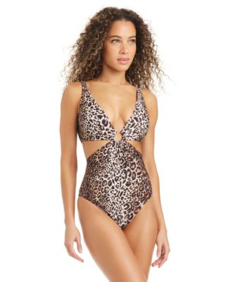 Women's Plunge Ring Over-The-Shoulder Monokini