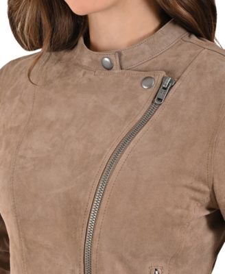 Women's Biker Goat Suede Jacket