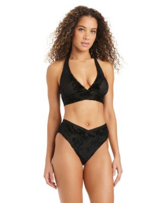 Women's Place In The Sun Banded Halter Bra