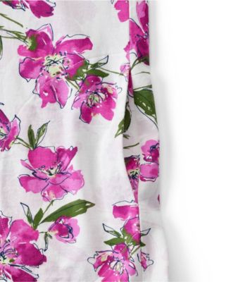 Plus Size Cotton Jersey Notch Neck Dress