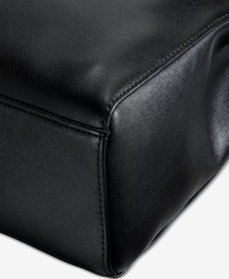 Nappa Leather Front Zip Crossbody