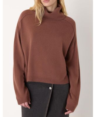 Women's Wool Cowl Neck Knit Sweater