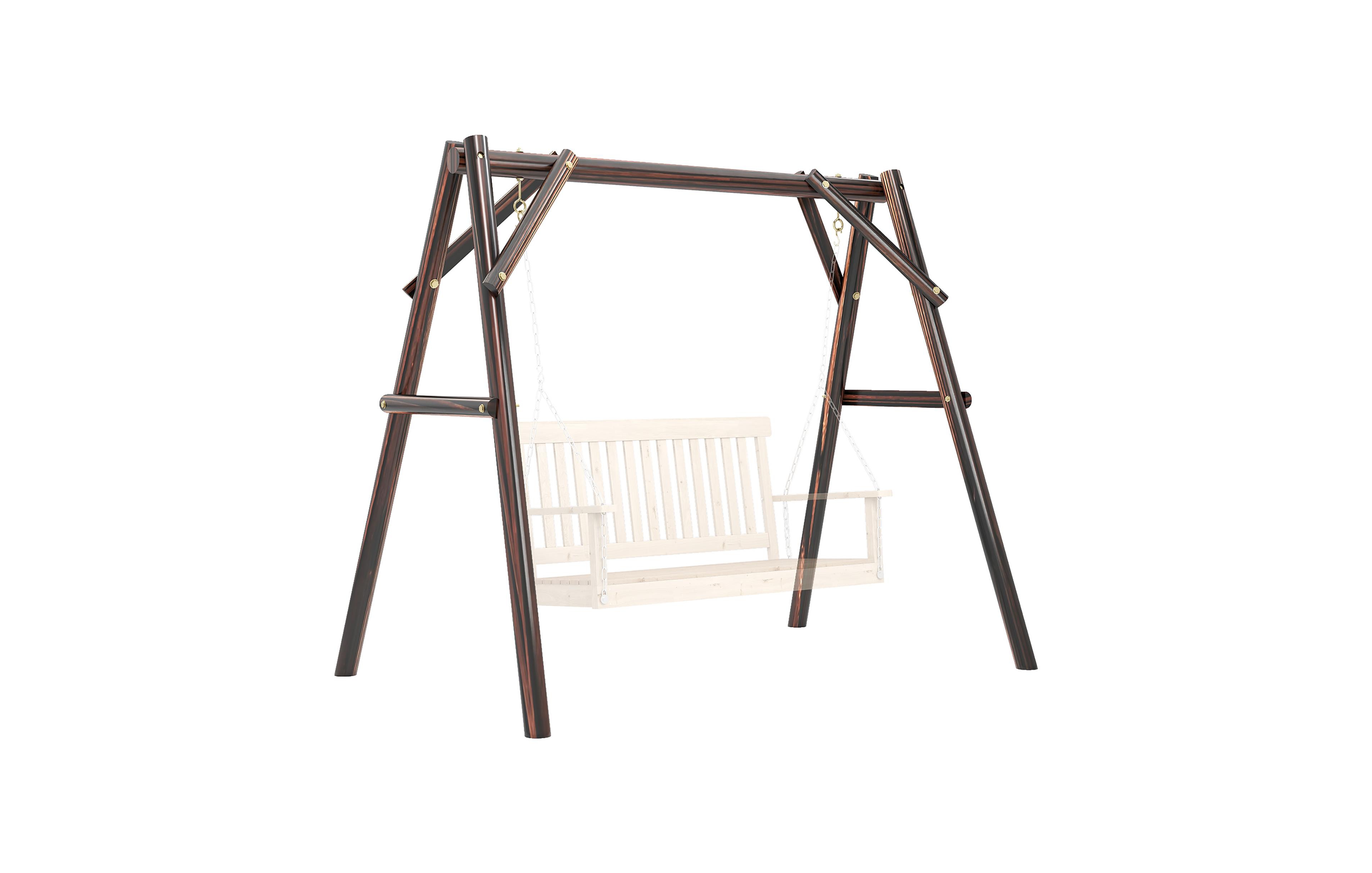 Outsunny 660lbs Porch Swing Frame, Swing Chair Sd Only for Diy Painting