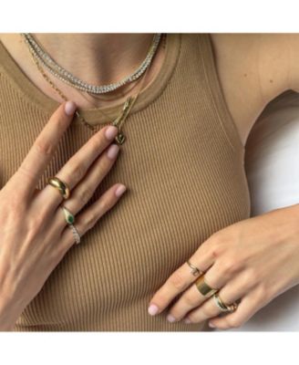 Solid 18k Yellow Gold Polished Oval Links Chain Necklace