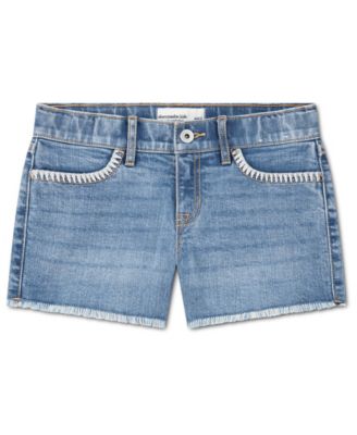 Girls' Low-Rise Denim Shorts