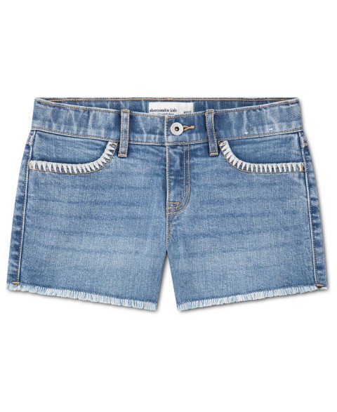 Детские abercrombie kids Girls' Low-Rise Denim Shorts