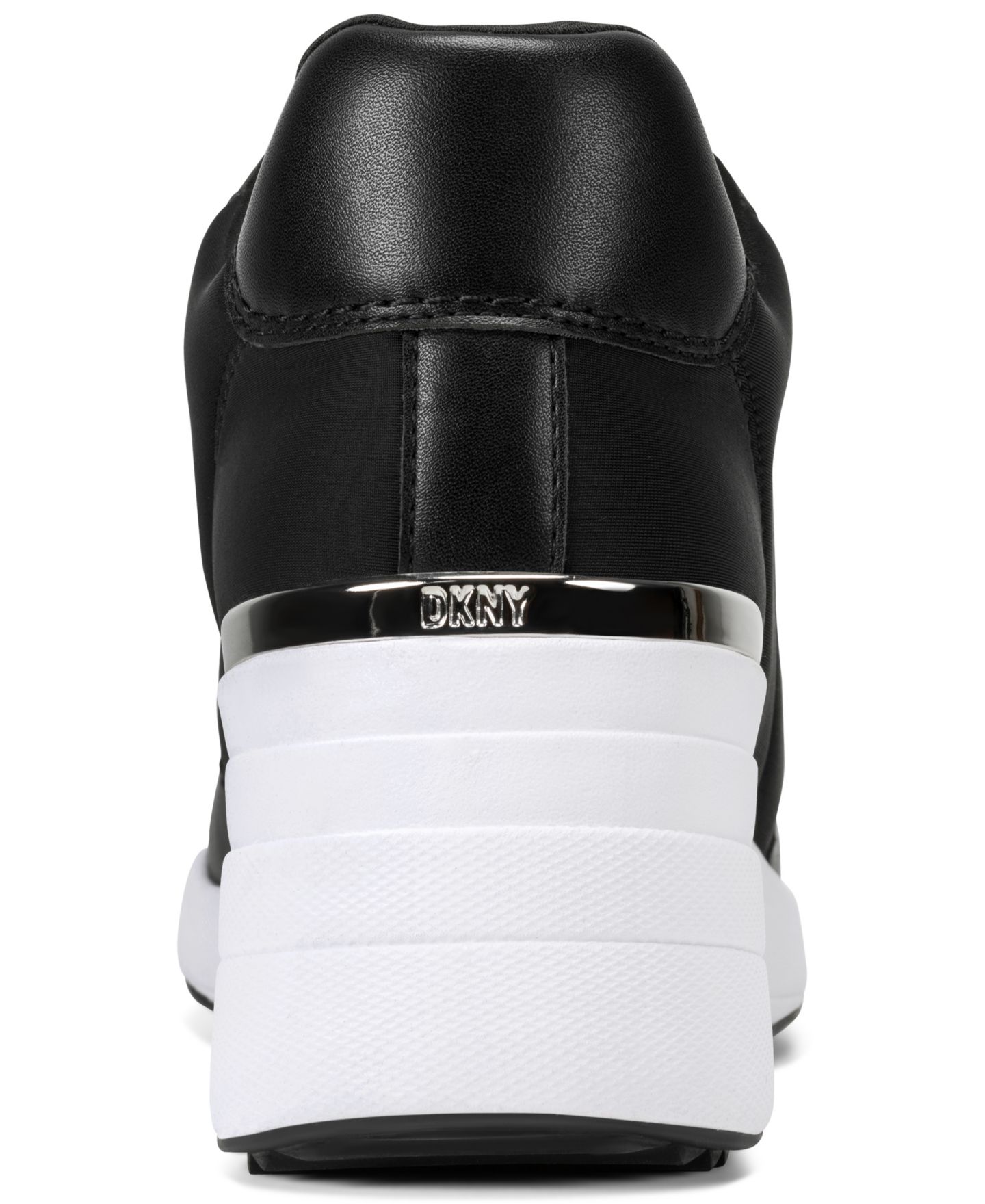 Женские кроссовки DKNY Kalindi Lace-Up Wedge, цвет: Чёрный — фото 3