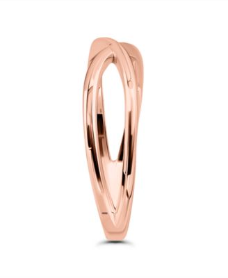 Polish Infinity Sign Adjustable Toe Ring. 18KT Rose Gold over Sterling Silver. Created for Macy's.