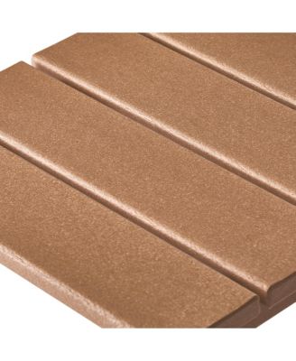 5-Piece Adirondack Chair with Folding Ottoman and Table Set