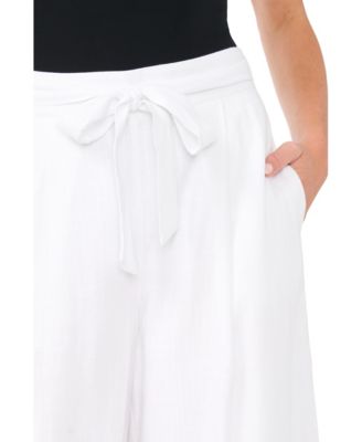 Women's Wide-Leg Tie Waist Pants