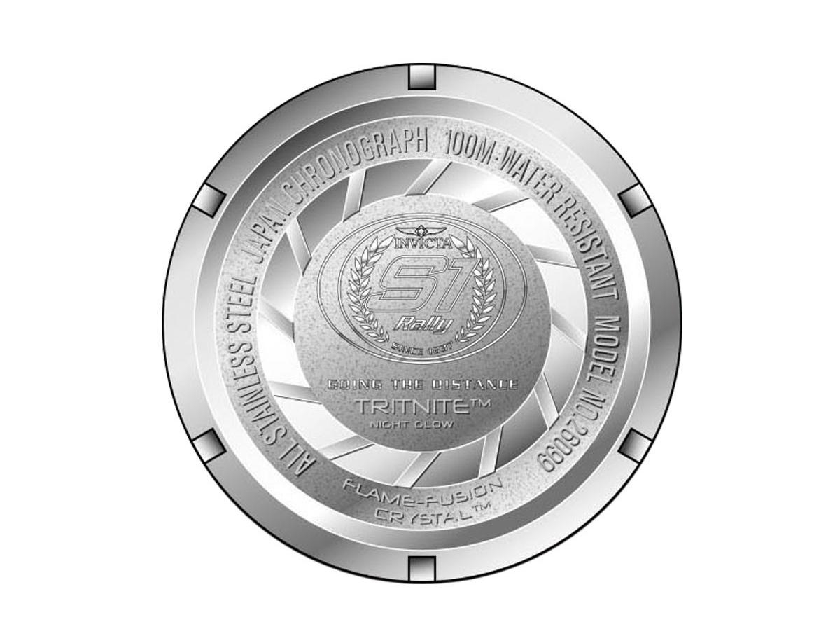 Invicta Men's 26099 S1 Rally Quartz Multifunction Green Dial Watch