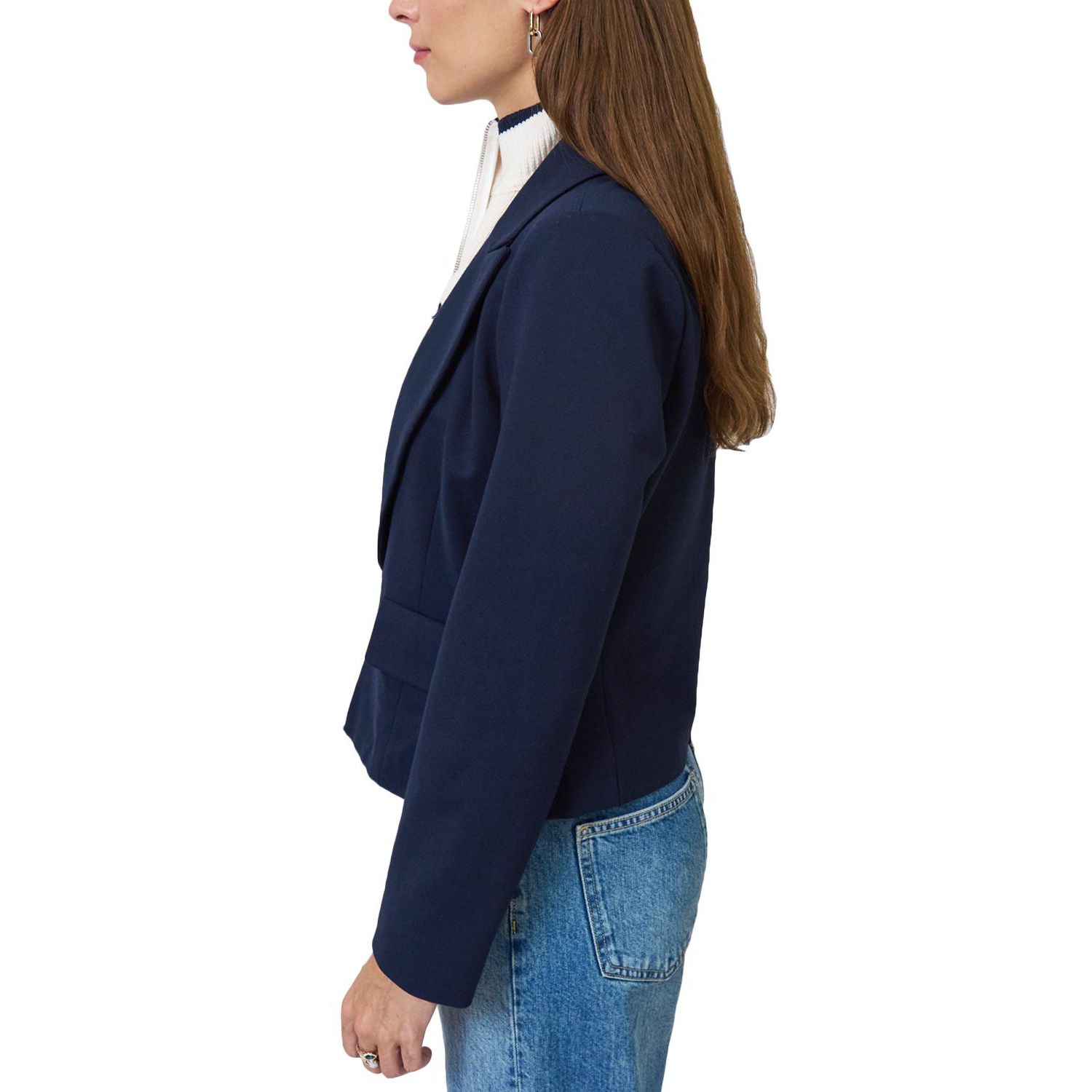 Women's Chelsea Rugby Stripe Sweater Dickey Jacket
