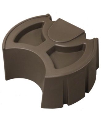 Rain Wizard 50 Gallon Plastic Rain Water Collection Barrel Stand