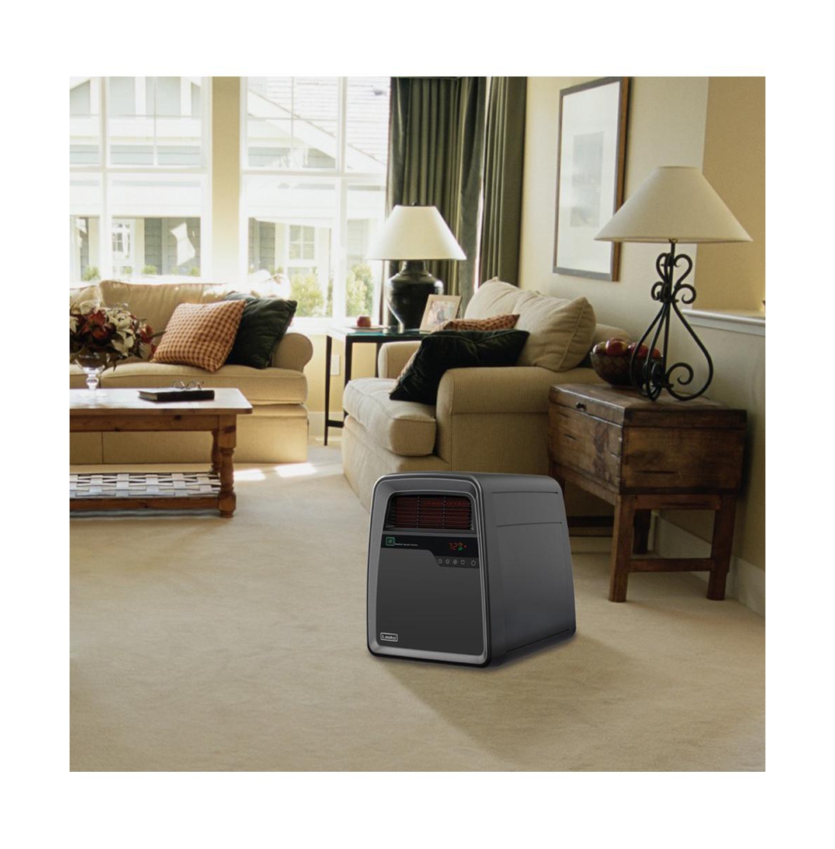 Lasko QB16103 Portable Electric 1500W Infrared Quartz Space Heater with Remote